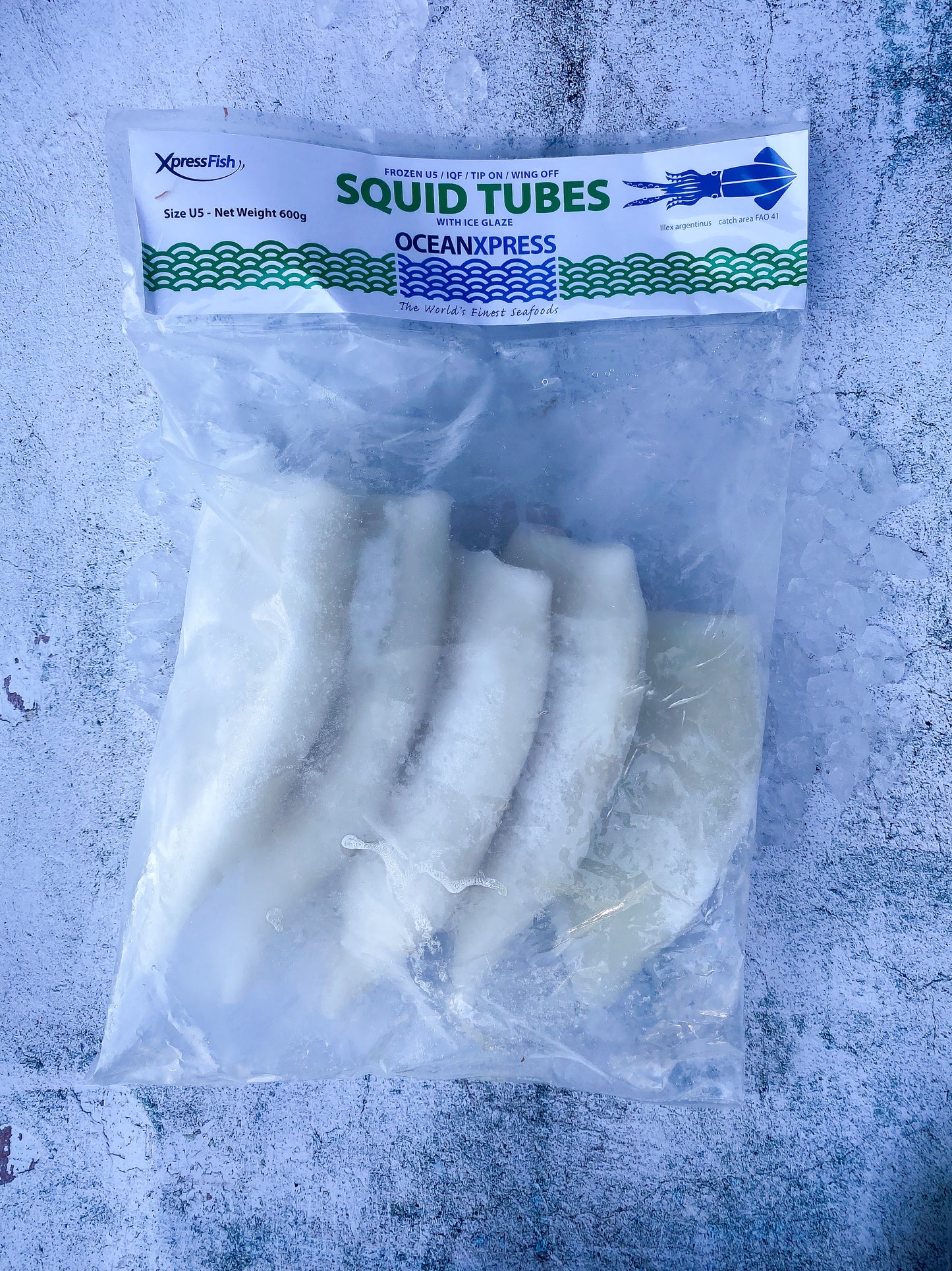 Frozen Squid Tubes