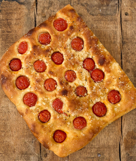 Cherry Tomato & Garlic Focaccia