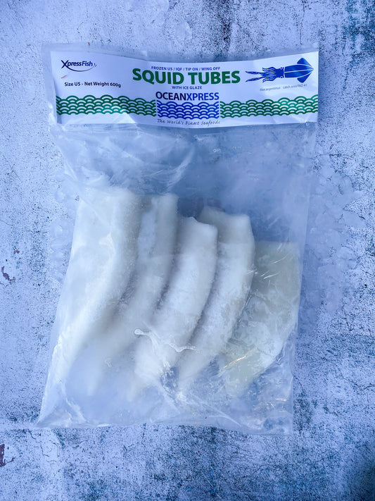 Frozen Squid Tubes