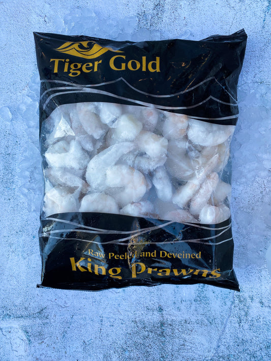 Frozen Raw Peeled King Prawns