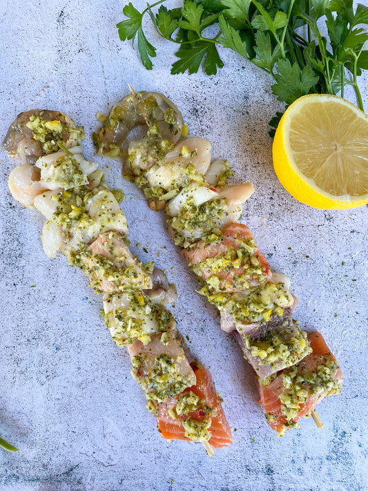 Fresh Fish Kebabs